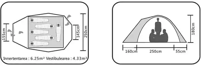 Kailas Holiday 6P KT230003 Tent